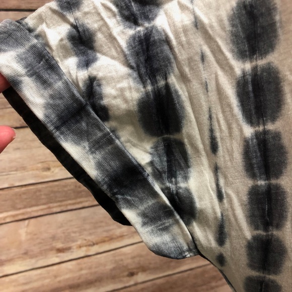 Flowy Boho Style Tie Dye Side Slit Maxi Dress - Picture 3 of 6